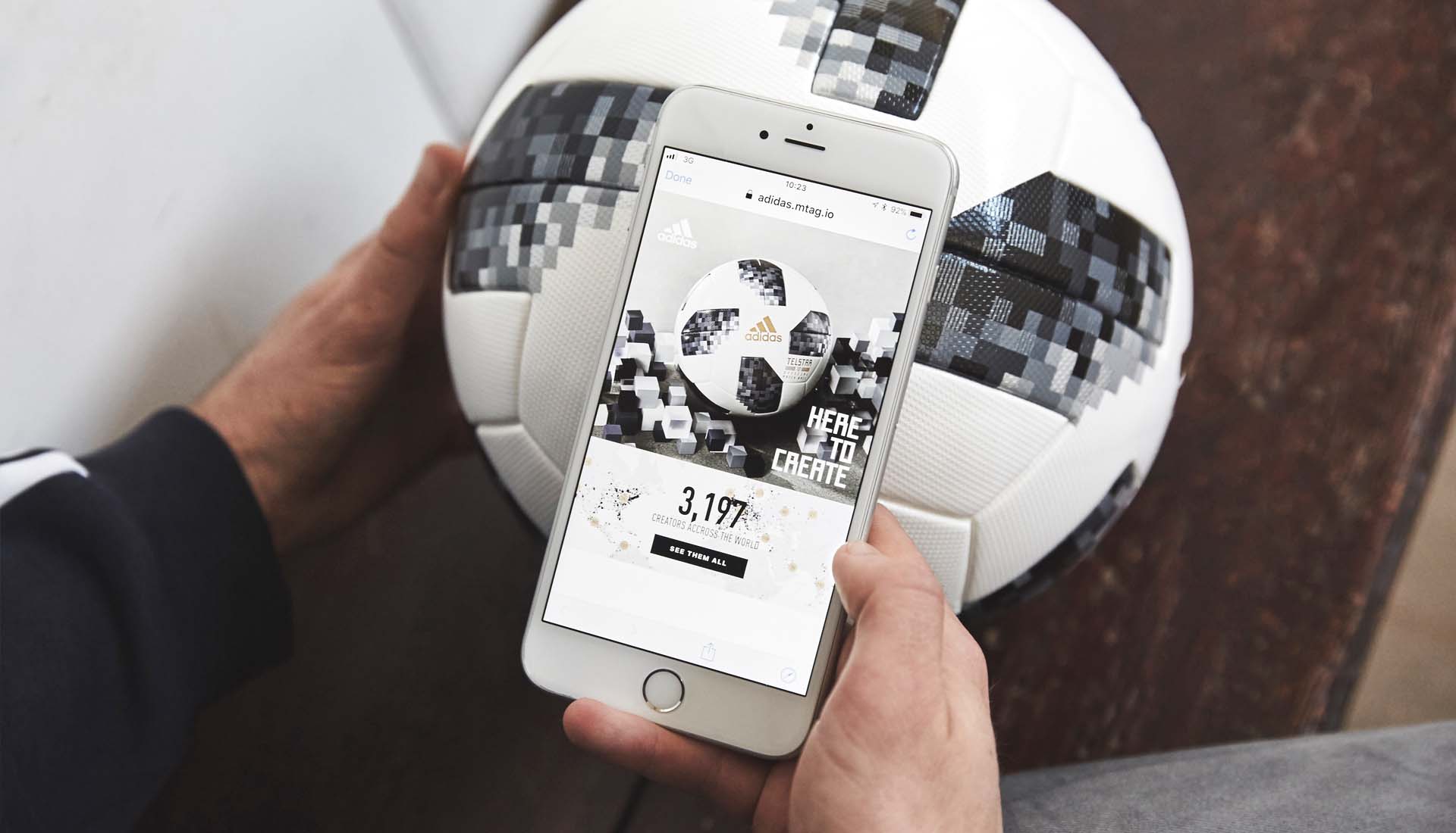 2018 FIFA World Cup - Telstar Smart Ball - NFC-enabled official match ball & fan-experience platform